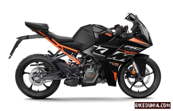 KTM RC 200 2025 Black