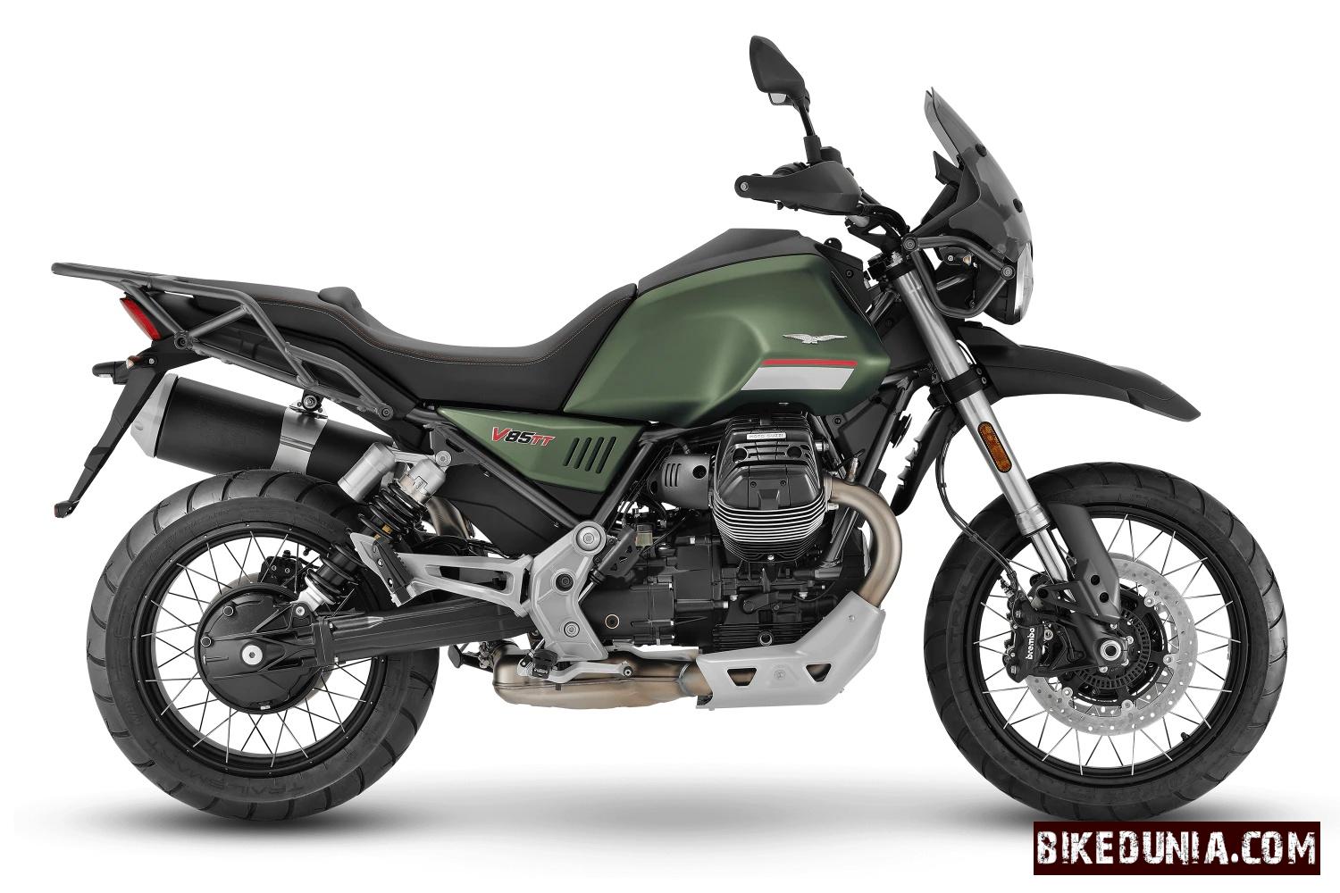 Moto Guzzi V85 TT Verde Altaj