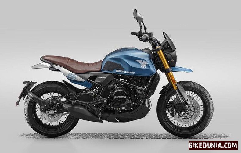 Moto Morini Seiemmezzo Scrambler Indigo Blue