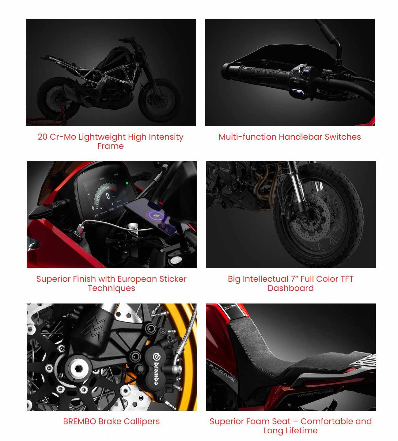 Moto Morini X-Cape 650X Features