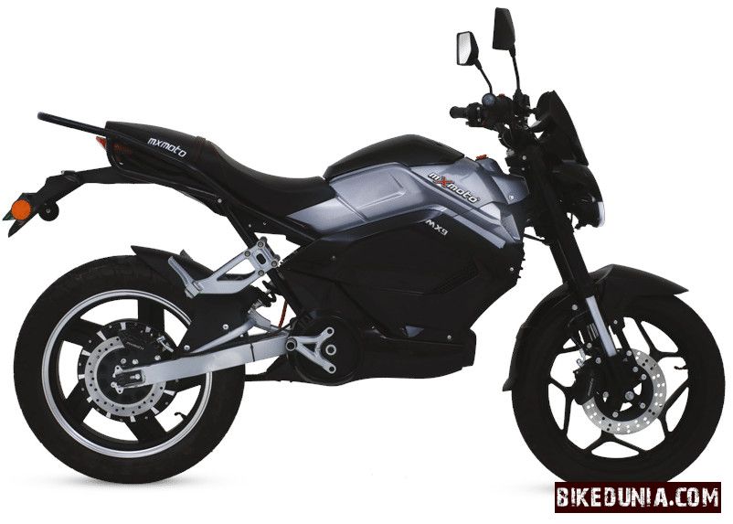 MX Moto MX9 - Grey & Black