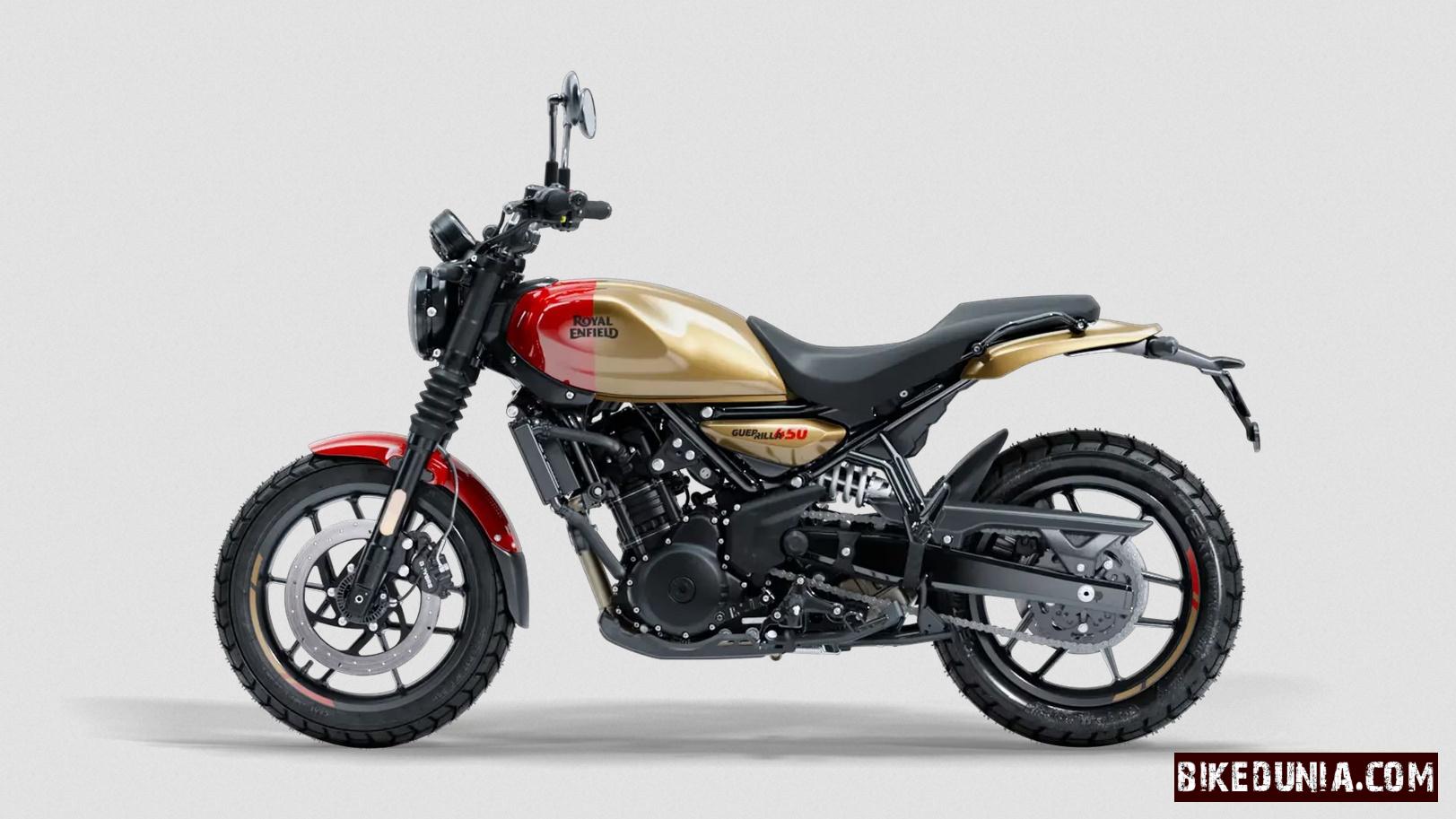 Royal Enfield Guerrilla 450 Dash Gold Dip