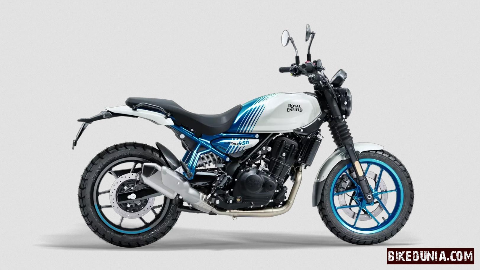 Royal Enfield Guerrilla 450 Flash Brava Blue