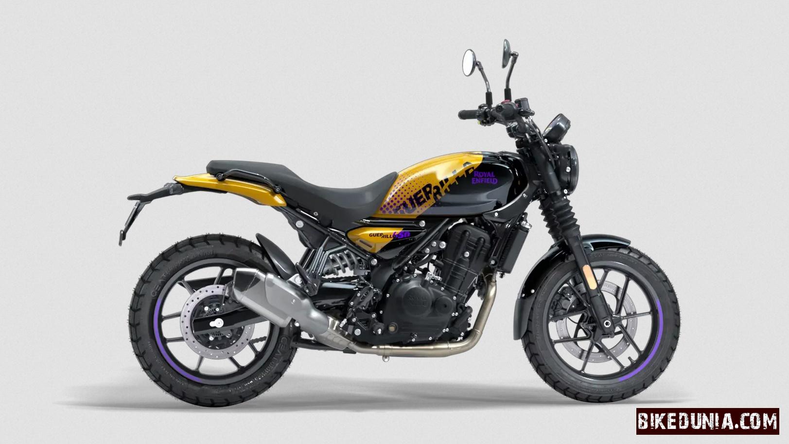 Royal Enfield Guerrilla 450 Flash Yellow Ribbon