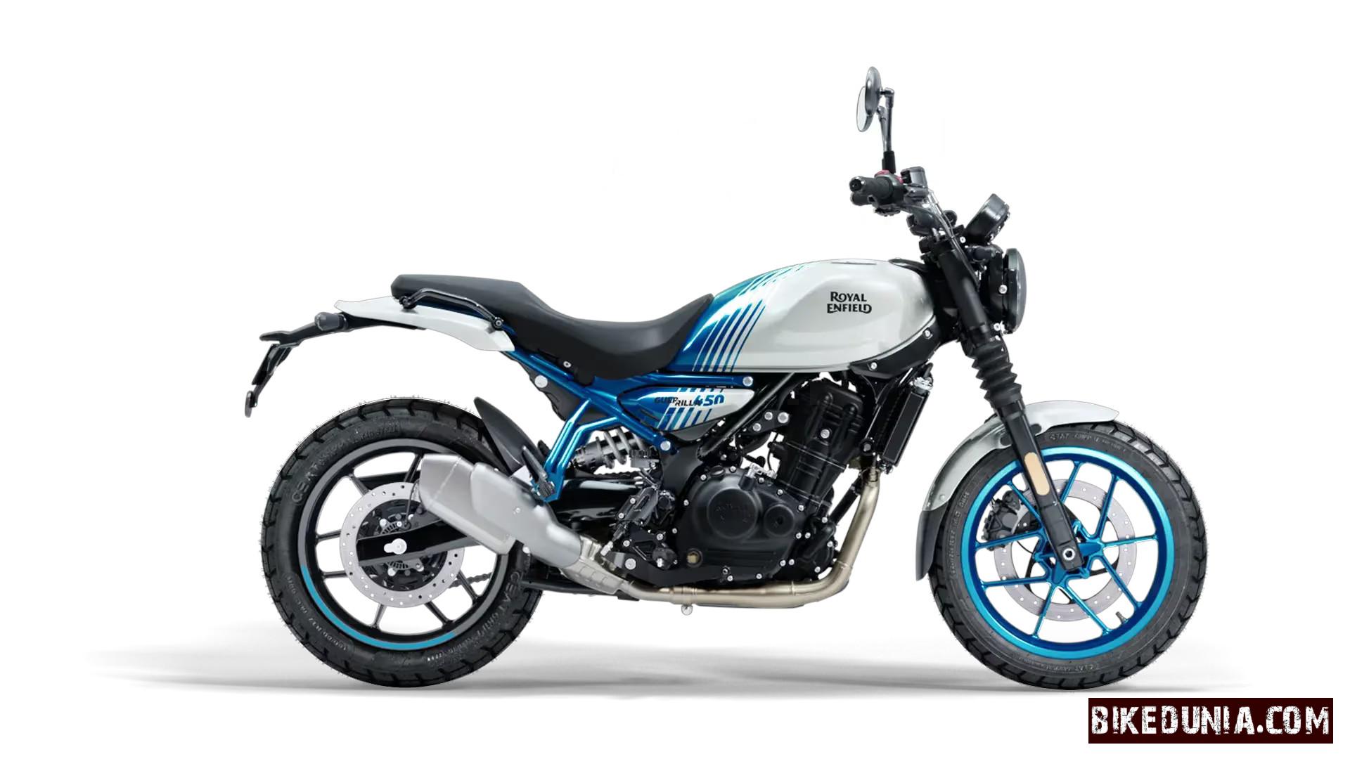 Royal Enfield Guerrilla 450 Brava Blue