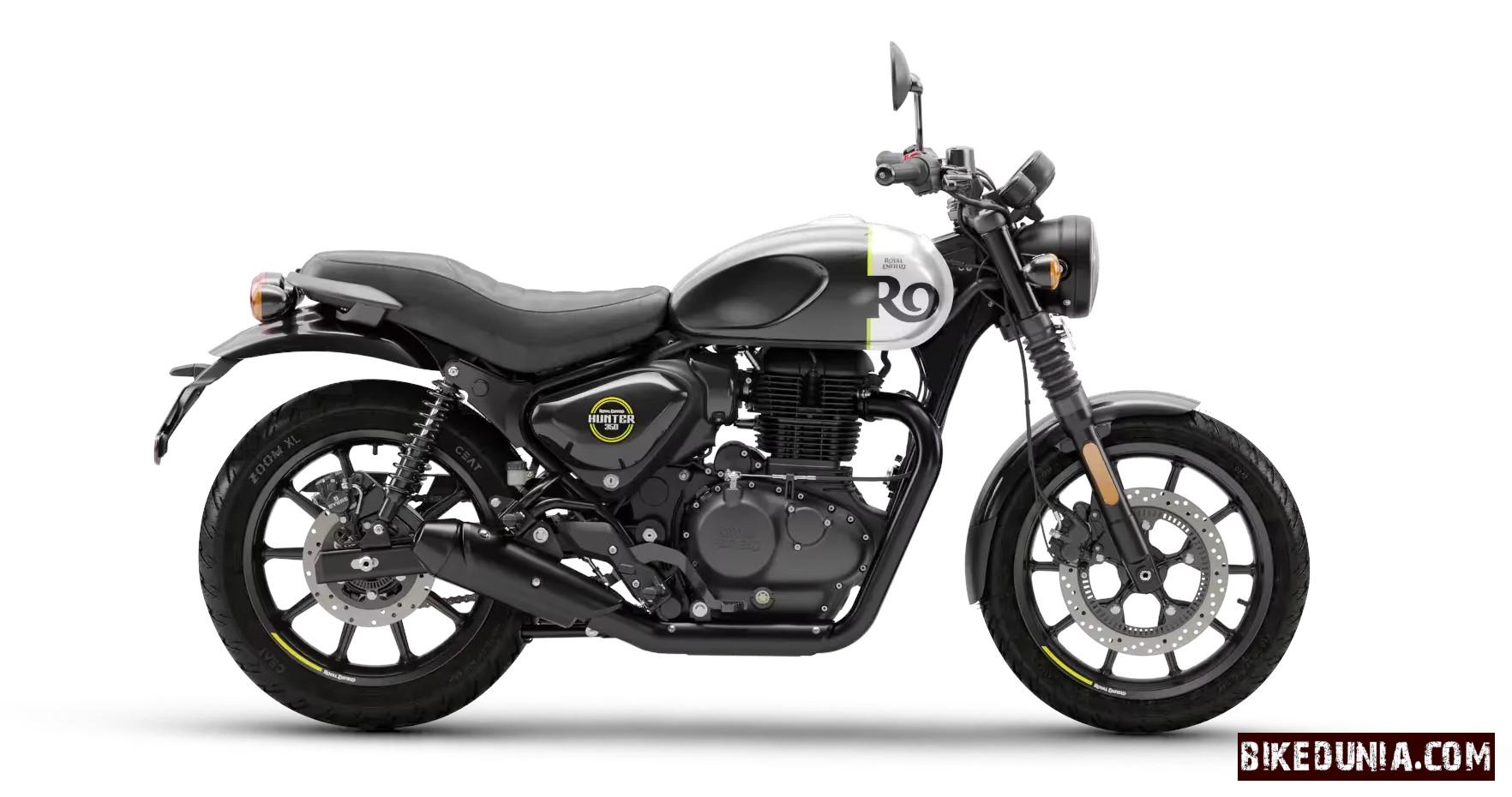 Royal Enfield Hunter 350 Rebel Black