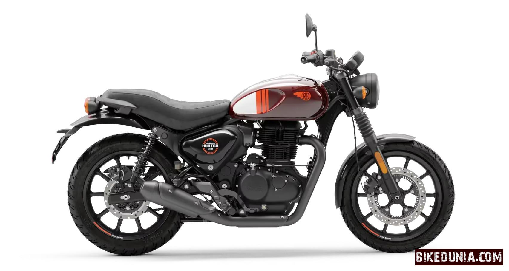 Royal Enfield Hunter 350 Dapper Orange