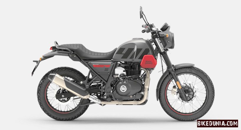 Royal Enfield Scram 411 Graphite Red