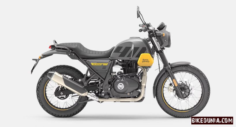Royal Enfield Scram 411 Graphite Yellow