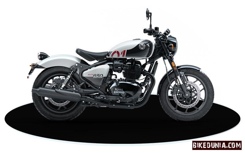 Royal Enfield Shotgun 650 Stencil White