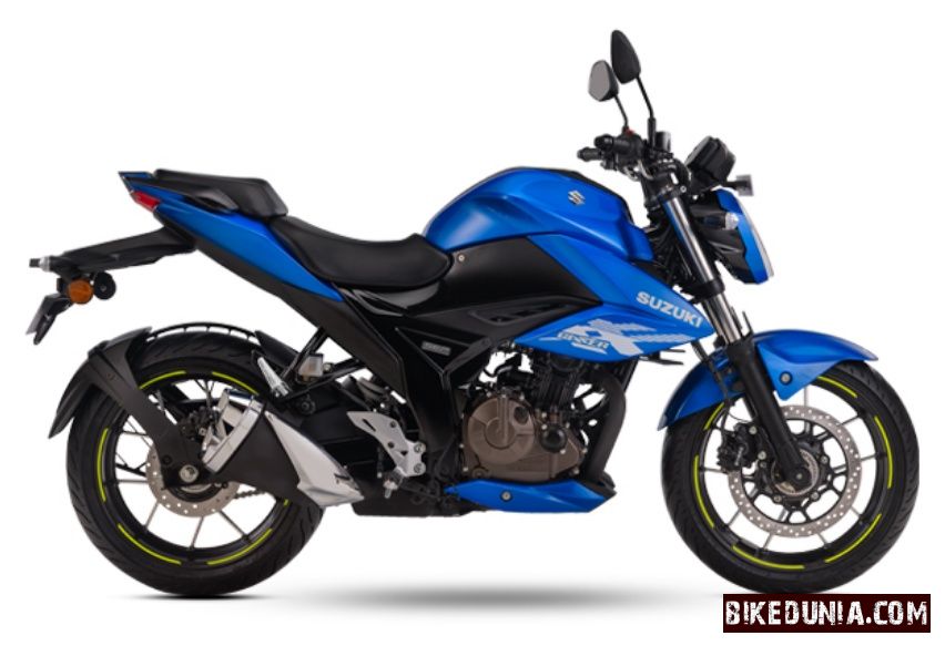 Suzuki Gixxer 250 2026 Met. Triton Blue / Glass Sparkle Black