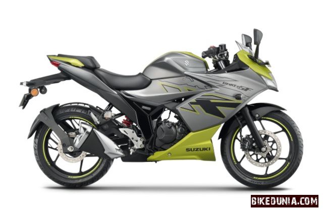 Suzuki Gixxer SF 2025 Met. Oort Gray/Met. Lush Green