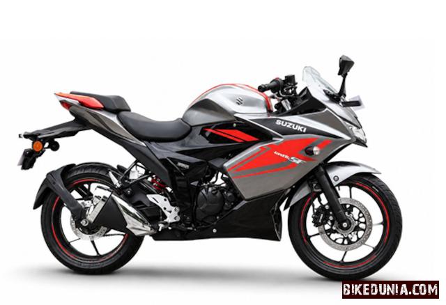 Suzuki Gixxer SF 2026 Metallic Oort Gray / Pearl Blaze Orange