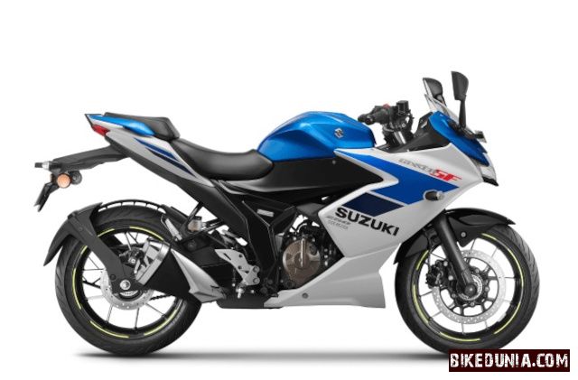 Suzuki Gixxer SF 250 2025 Met. Triton Blue/Pearl Glacier White