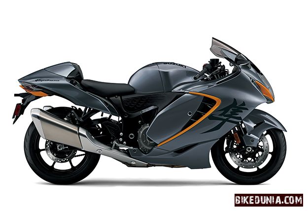 Suzuki Hayabusa 2026 Metallic Galaxy Gray/Candy Burnt Gold