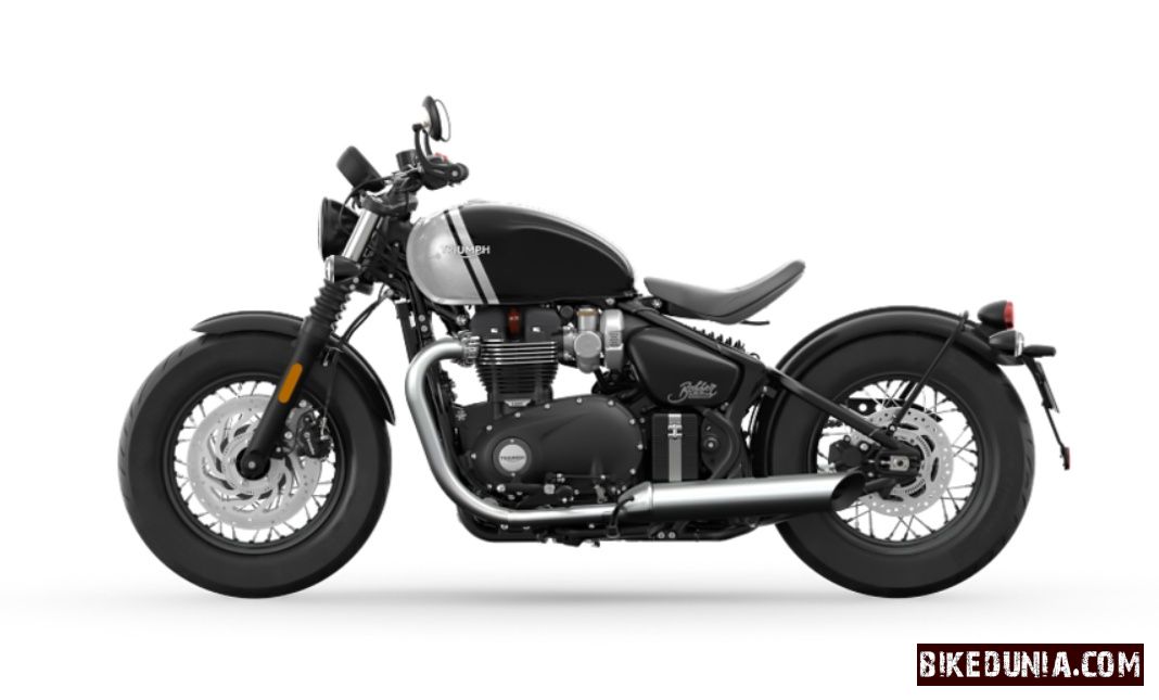 Triumph Bonneville Bobber Jet Black / Ash Gray