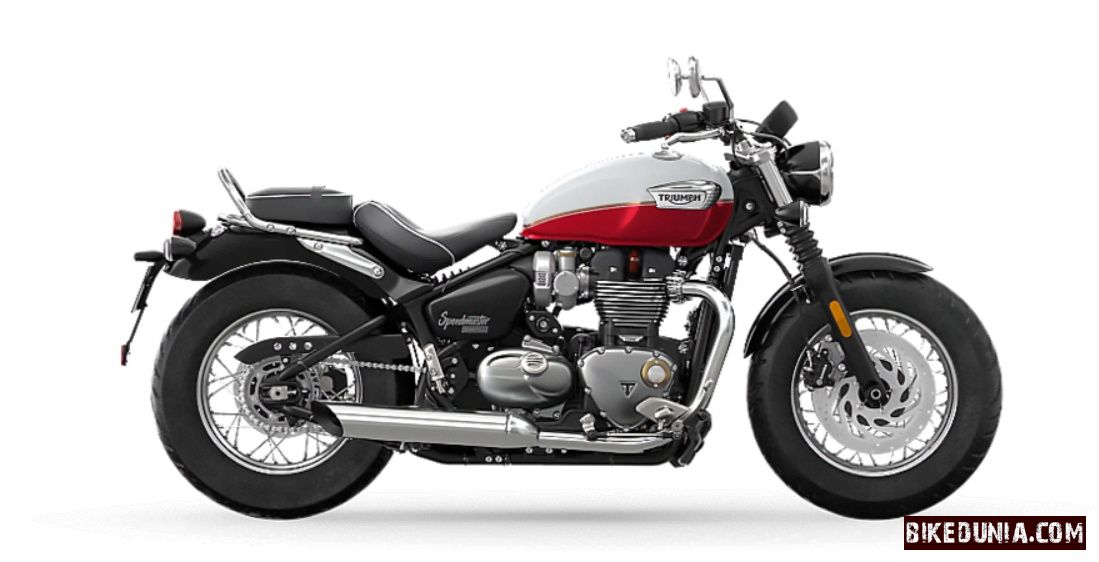 Triumph Bonneville Speedmaster Snowdonia / Cranberry Red