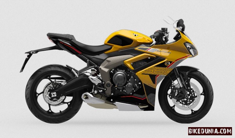 Triumph Daytona 660 2026 Cosmic Yellow / Sapphire Black