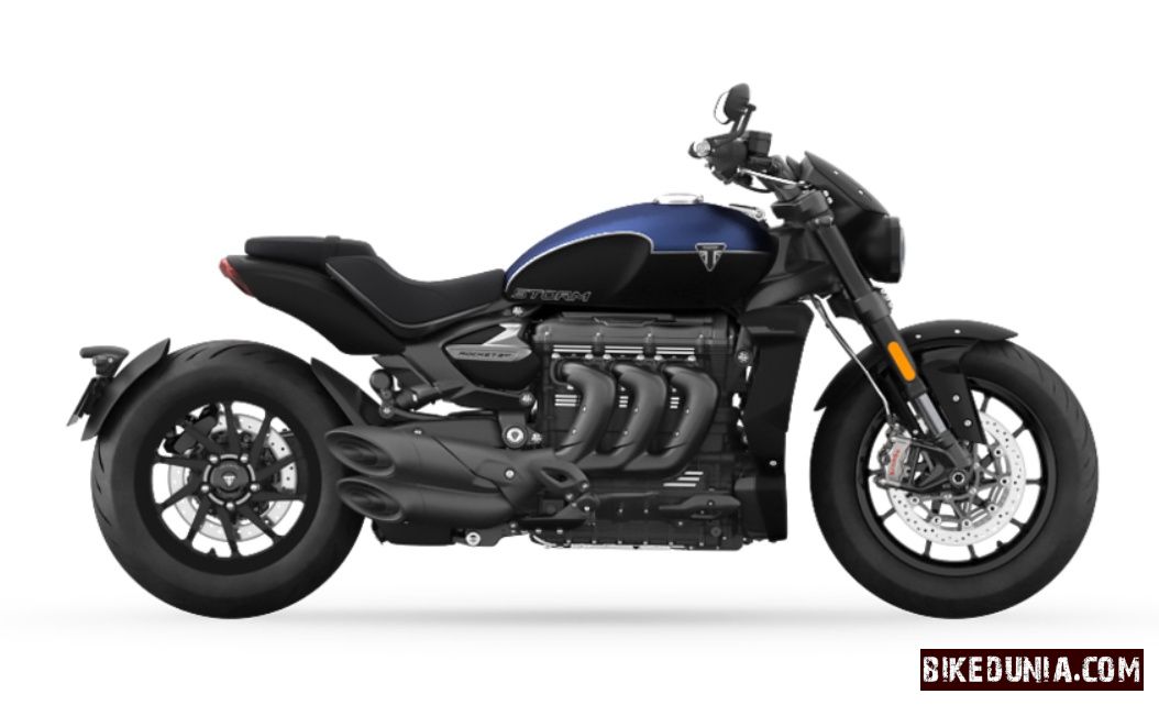 Triumph Rocket 3 Storm R Satin Pacific Blue / Matt Sapphire Black
