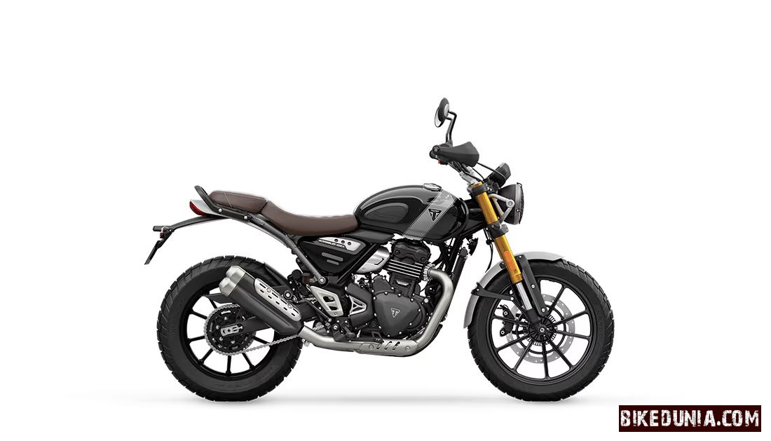 Triumph Scrambler 400 X 2025 Phantom Black / Silver Ice
