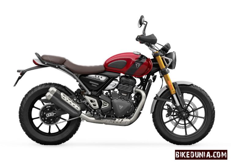 Triumph Scrambler 400 X Carnival Red / Phantom Black