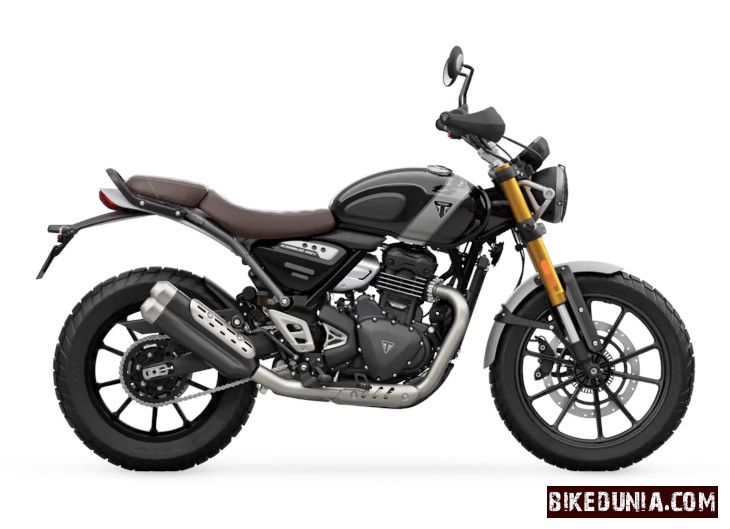 Triumph Scrambler 400 X Phantom Black / Silver Ice