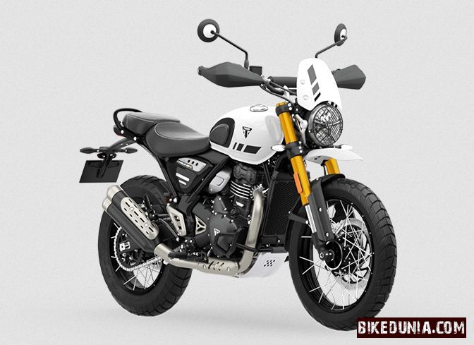 Triumph Scrambler 400 XC 2026 Vanilla White