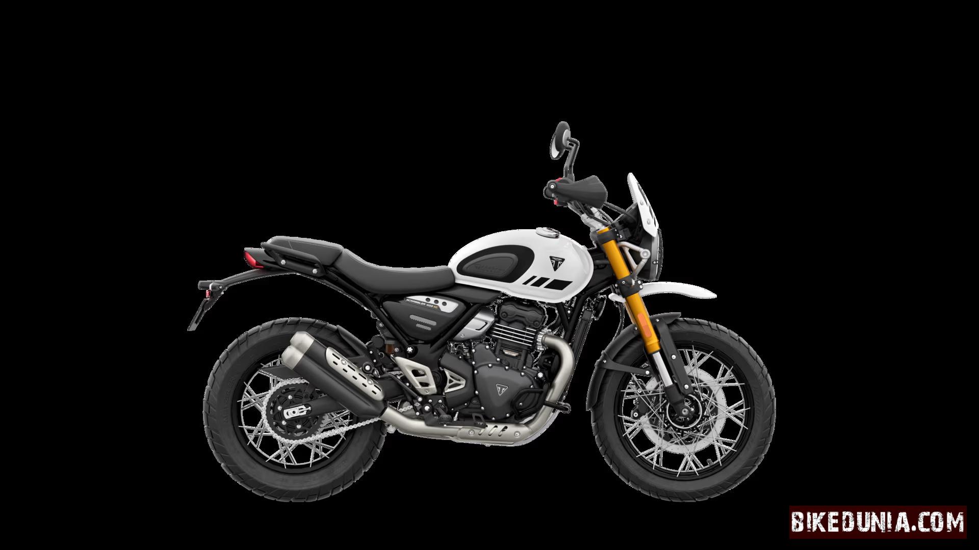 Triumph Scrambler 400 XC Vanilla White