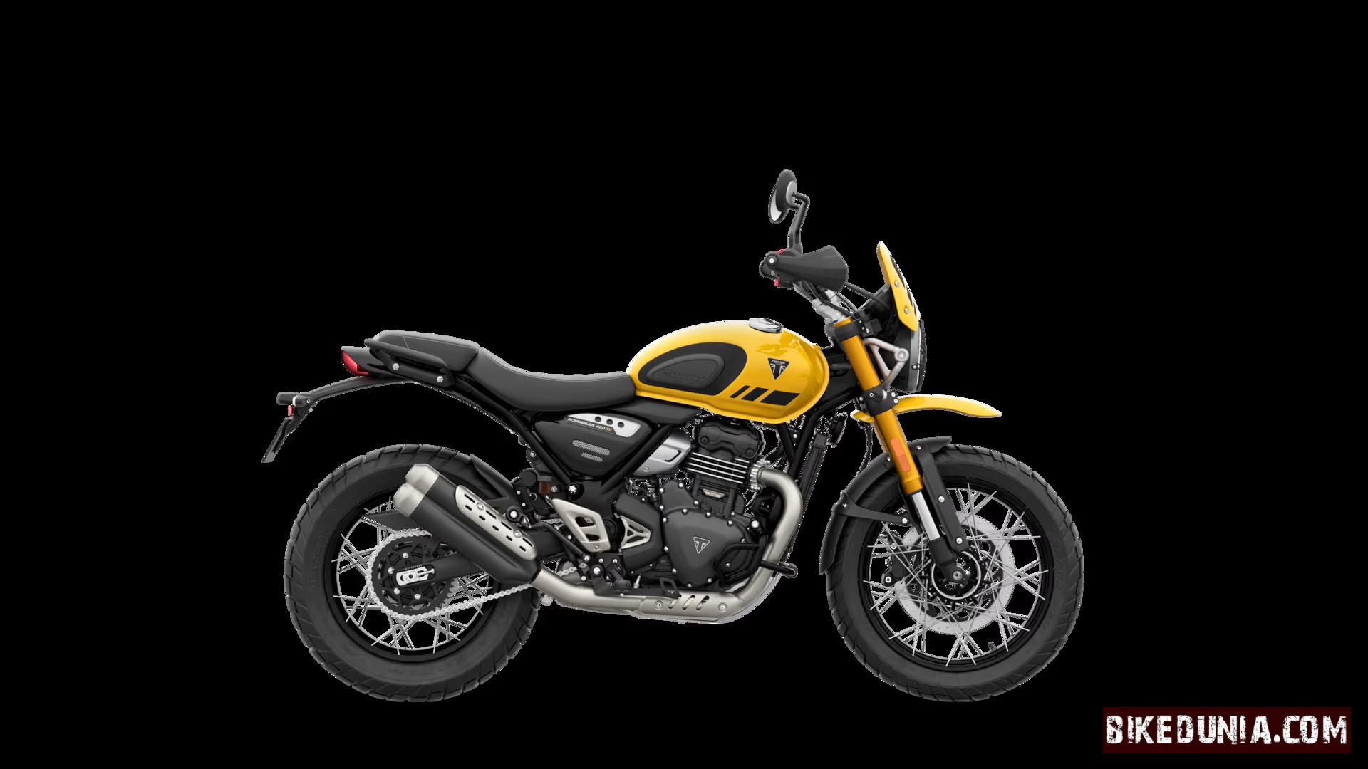 Triumph Scrambler 400 XC Racing Yellow