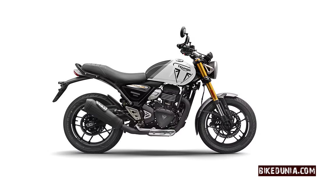 Triumph Speed 400 2025 Pearl Metallic White / Pewter Grey