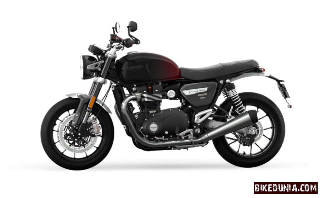 Triumph Speed Twin 1200 2024 Stealth Edition - Sapphire Red/ Silver Red