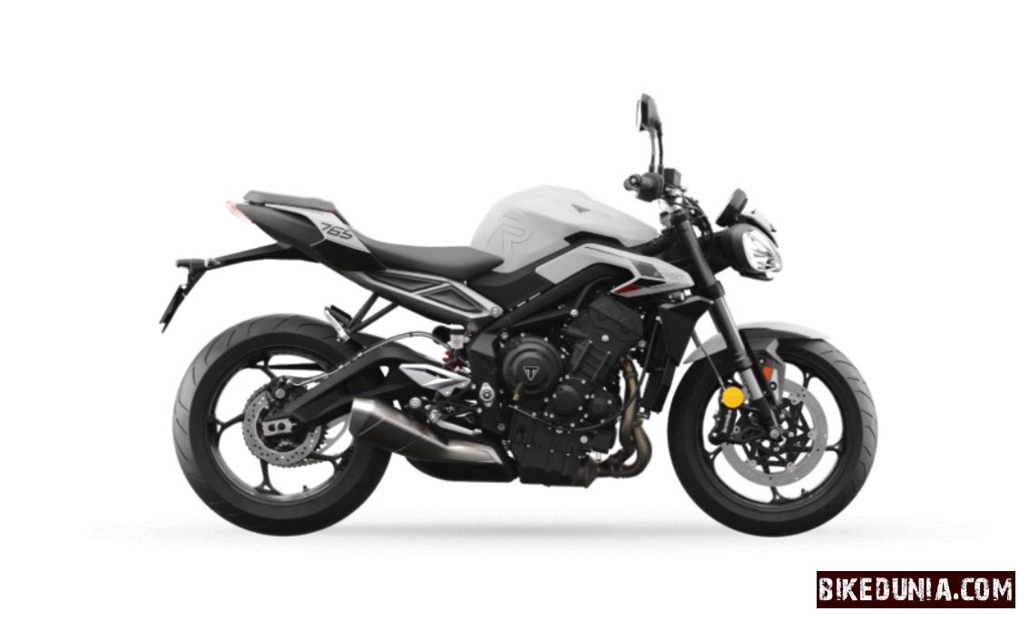 Triumph Street Triple 765 R Crystal White