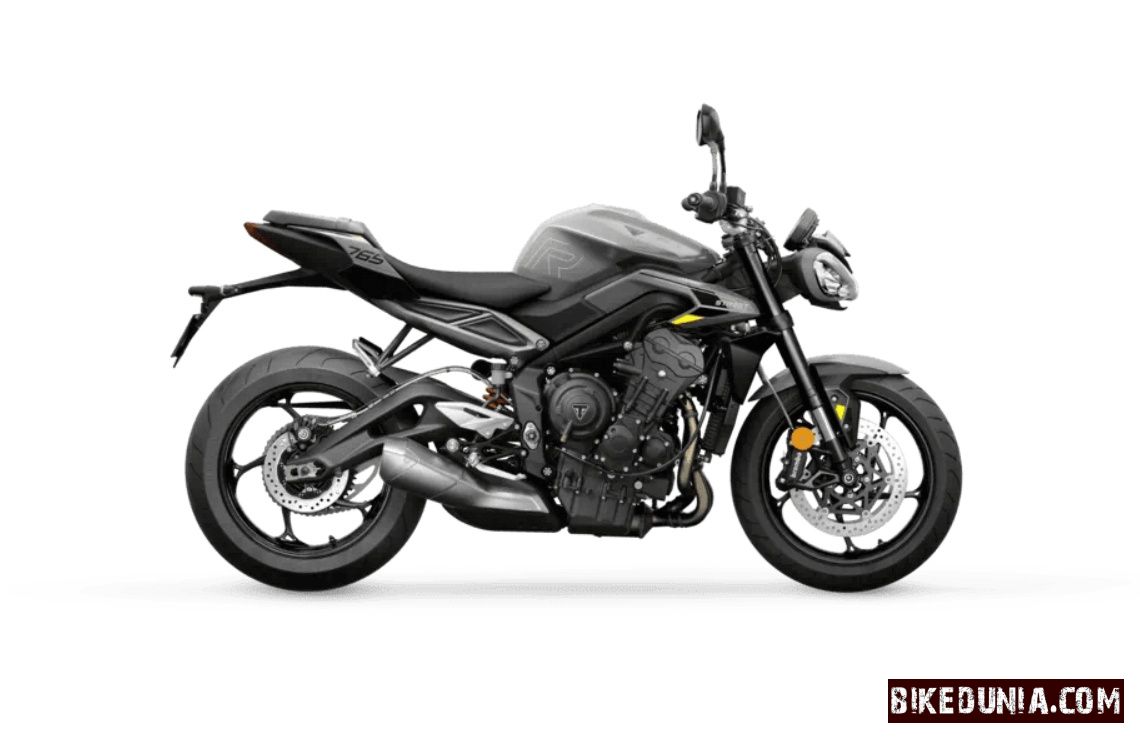 Triumph Street Triple 765 R Silver Ice