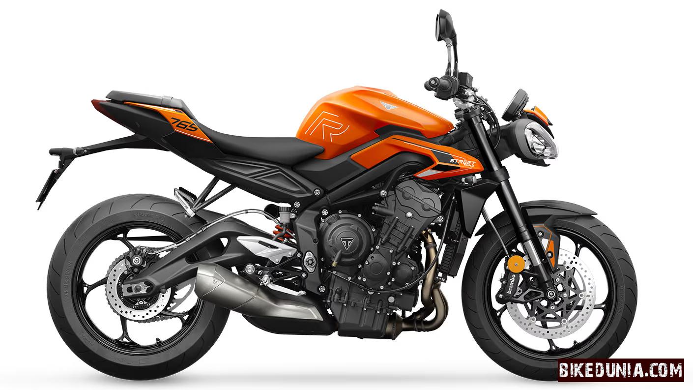 Triumph Street Triple 765 R Matt Baja Orange