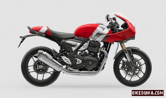 Triumph Thruxton 400 2026 Carnival red / Aluminium silver