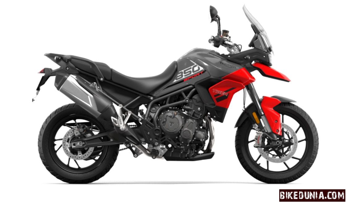 Triumph Tiger 850 Sport Graphite Diablo Red