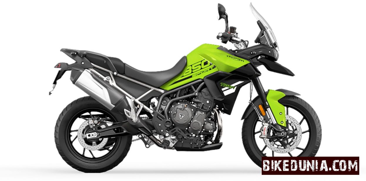 Triumph Tiger 850 Sport Roulette Green / Jet Black