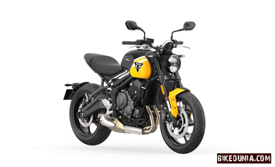 Triumph Trident 660 2025 Cosmic Yellow / Sapphire Black