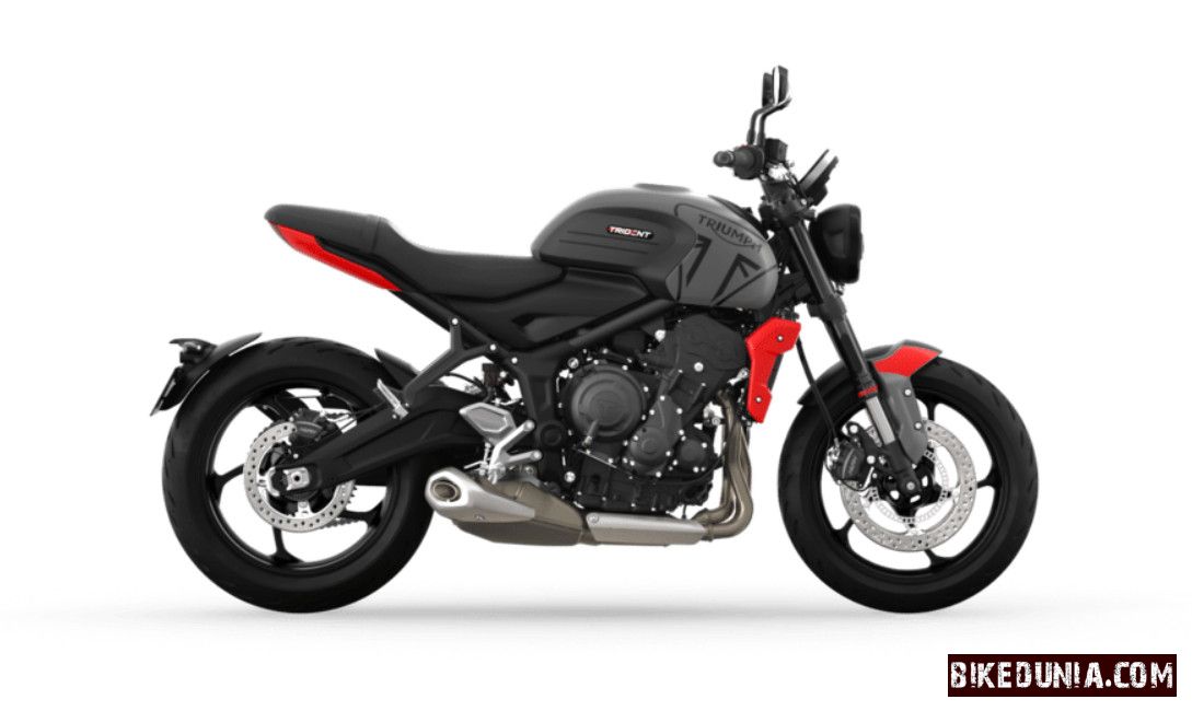 Triumph Trident 660 Silver Ice Diablo Red