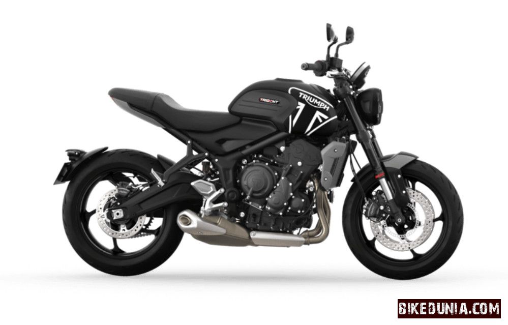 Triumph Trident 660 Matt Jet Black/Silver Ice