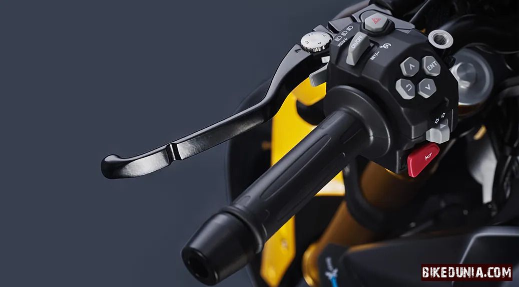 TVS Apache RTR 310 Race tuned linear stability control - Cruise control