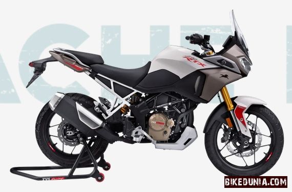 TVS Apache RTX 300 Base Pearl White