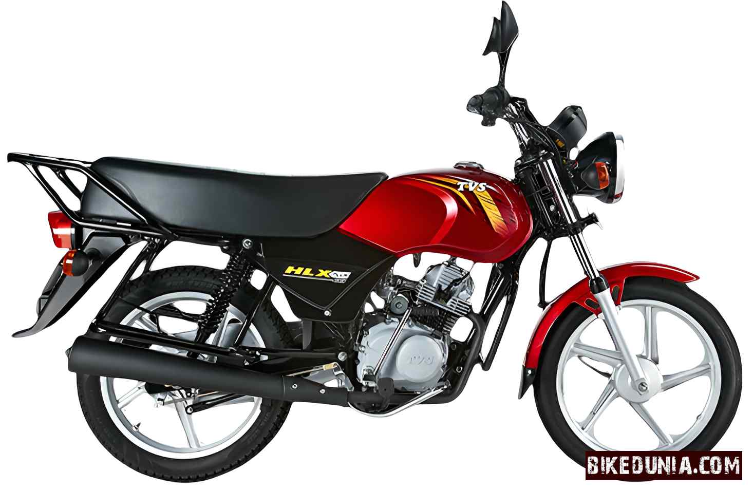 TVS HLX Plus Flame Red