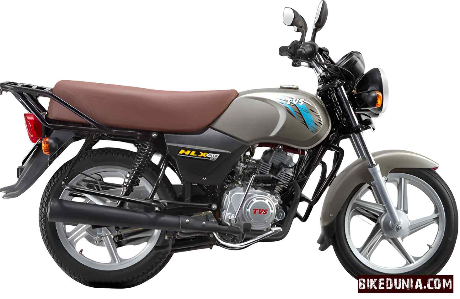 TVS HLX Plus Titanium Grey