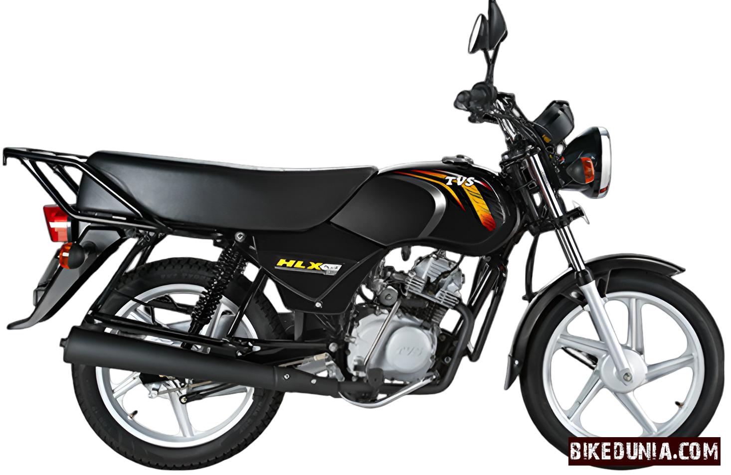 TVS HLX Plus Midnight Black