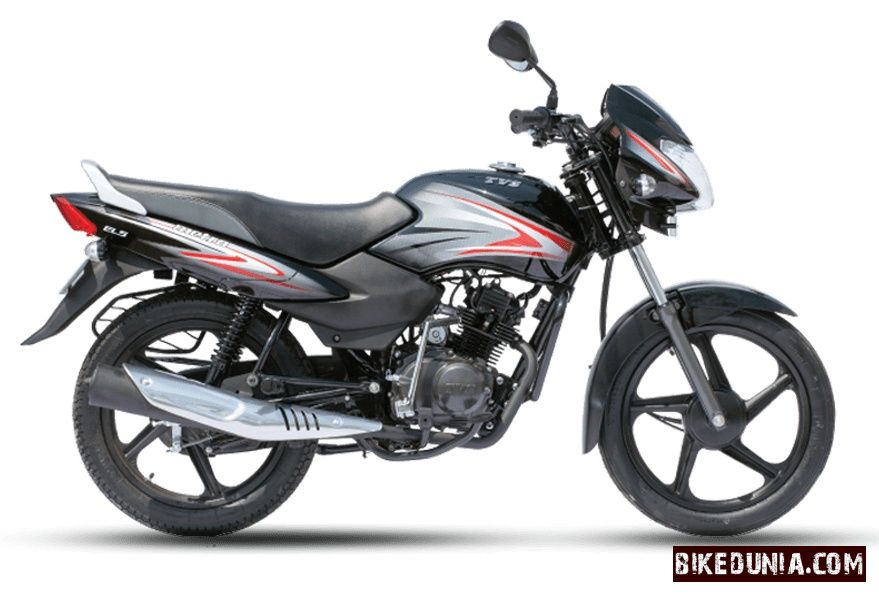 TVS Metro 100 CC Black-Red