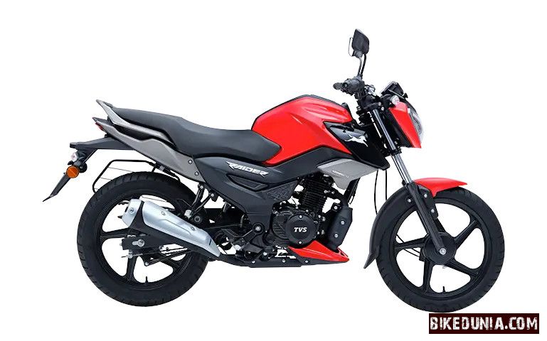 TVS Raider 125 Drum Striking Red