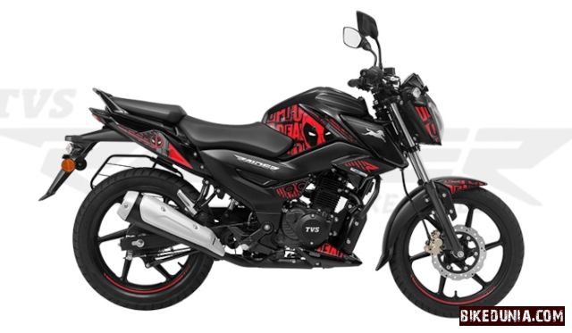 TVS Raider Deadpool Edition