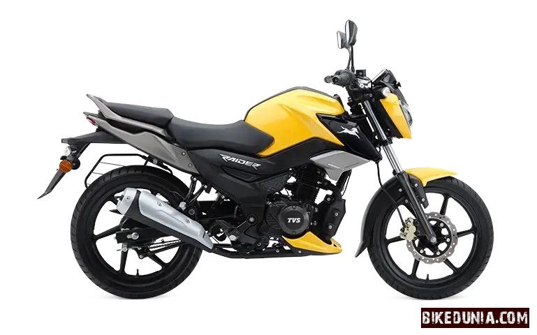 TVS Raider SX Fiery Yellow