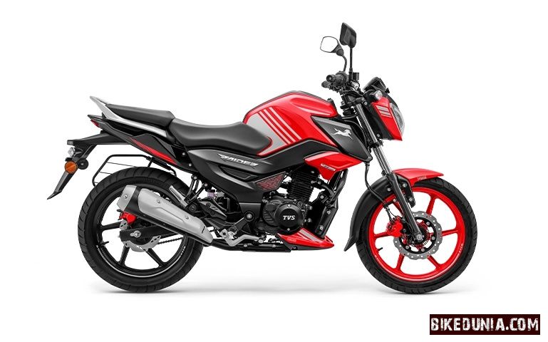 TVS Raider SXC DD 2026 Striking Red